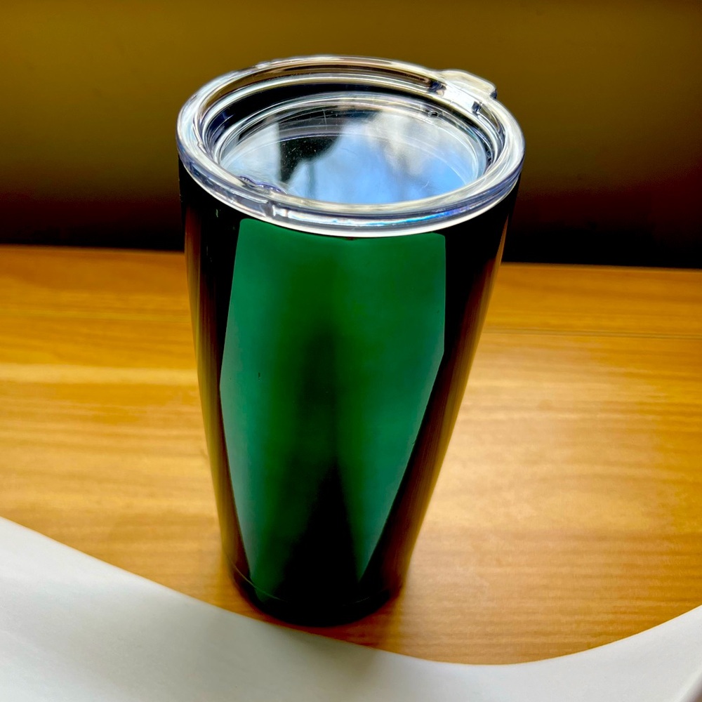 Dark Green Insulated Tumbler - NWOT